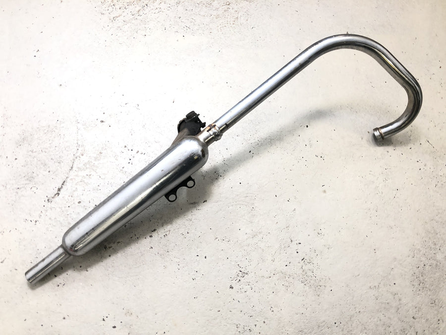 Kawasaki W 650 EJ650A [1999] - Exhaust system left, exhaust manifold, silencer
