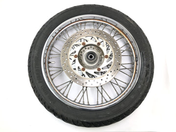 Yamaha XVS 650 Drag Star VM03 [2001] - Etupyörän reuna puhui pyörälle jarrulevyllä 19 tuumaa - 0