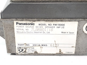 Honda GL 1500 Goldwing SC22 [1987] - Radiokasettiradioäänijärjestelmä - 0
