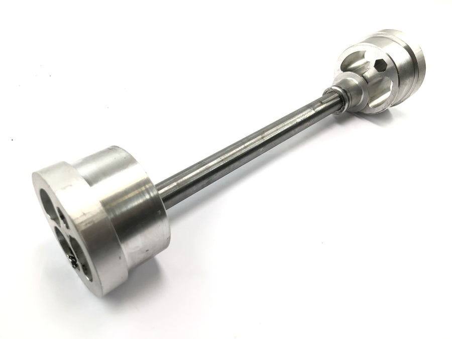 Triumph Daytona 1200 T300D [1994] - Rear axle with eccentric chain tensioner