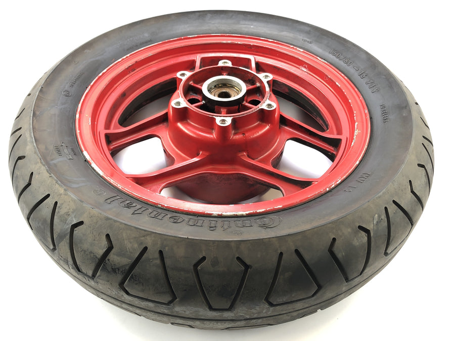 Kawasaki GPZ 1000 RX [1987] - Hinterrad Rim Rad 3,50 x 16 "punainen