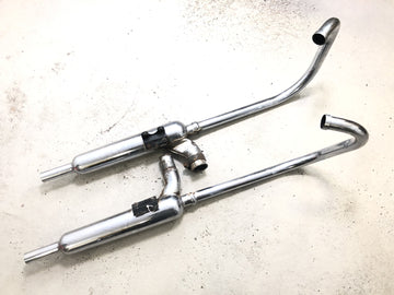 Kawasaki W 650 EJ650A [1999] - Pakojärjestelmä, päätyastia, jakosarjan pakojärjestelmä vasen ja oikea - 0