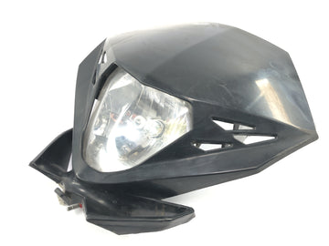 Beta RR 125 [2018] - Ajovalojen etuvalon lampun maski edessä maskin etuvalo