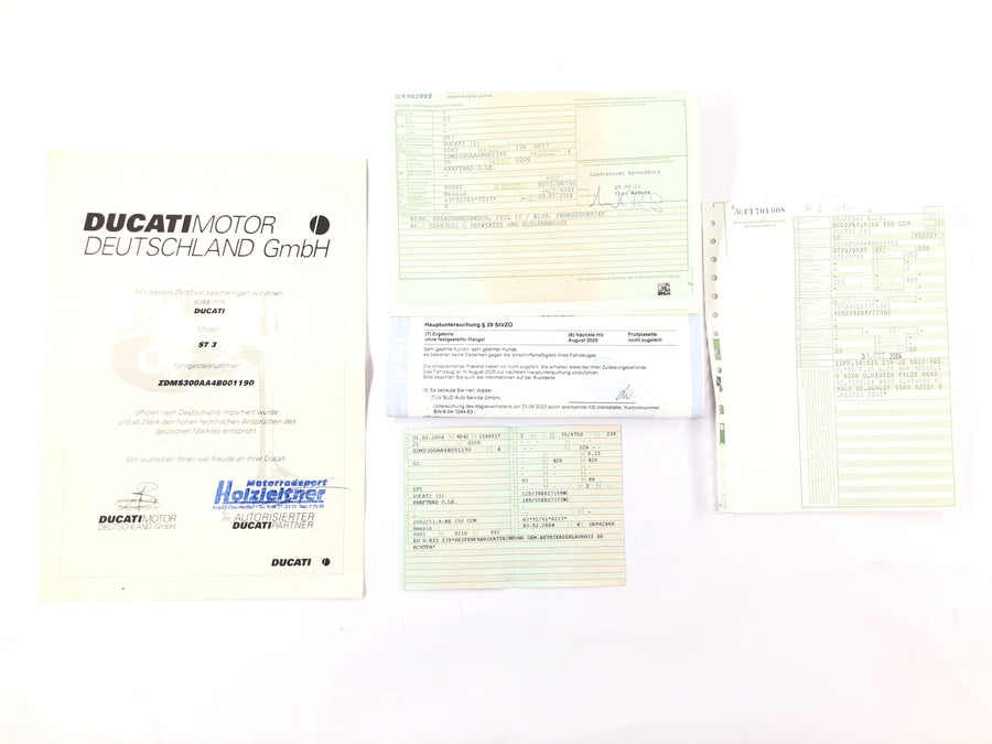 Ducati ST3 S3 [2004] - Rungon päärunko papereilla