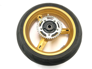 Suzuki GSX R 1000 WVBZ K3 [2003] - Rear wheel rim wheel 6.00 x 17" gold - 0