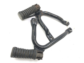 Yamaha XT 350 3YT / 55V [1990] - Soziusfußrasten mit Halter Set Paar