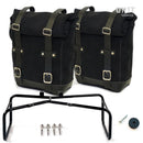 BMW R nineT 1200 Urban G/S (low exhaust) [2017-2023] - Two leather side bags + double frame NineT