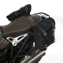 BMW R nineT 1200 Racer [2017-2020] - Zwei Seitentaschen Scram aus Spaltleder 22L-30L + doppelter symmetrischer -Rahmen