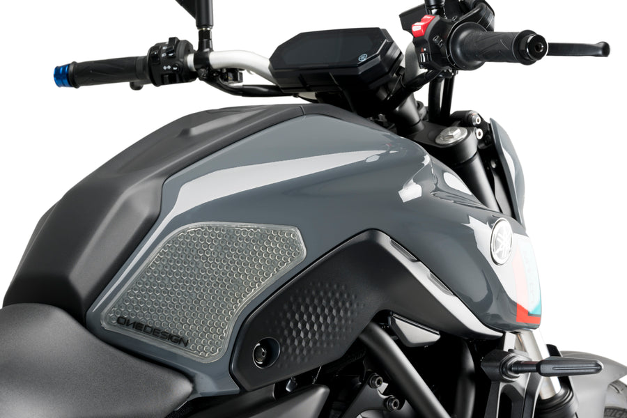 YAMAHA MT-07 [2023] – Sivusäiliön suojat – Läpinäkyvä