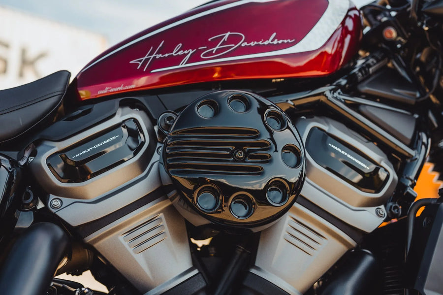 harley davidson nightster [CULT WERK] – ilmansuodattimen kansi "Slotted"