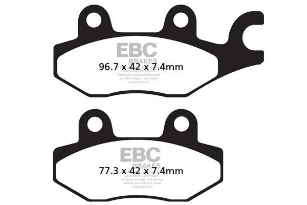 Yamaha Tenere 700 [EBC] – FA-HH Serie Sintermetall-Bremsbeläge