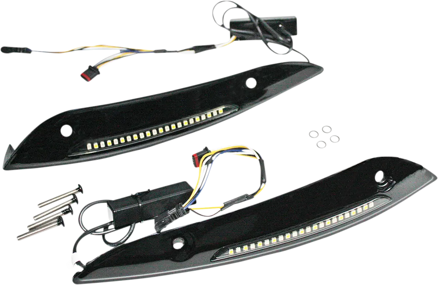 harley davidson fltruse [CUSTOM DYNAMICS] - Genesis® 4 Dynamic LED Road Glide® Windshield Strip