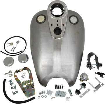harley-davidson sportster s [DRAG SPECIALTIES] – Jatkettu, kumikiinnitteinen Quickbob® tankki kiinnitetylle nopeusmittarille
