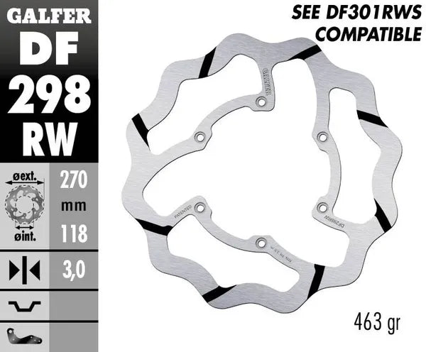 Yamaha Yz 450 F [2022-2023, 2025, 2023, 2024] - Wave®-jarrulevy - kuva 4