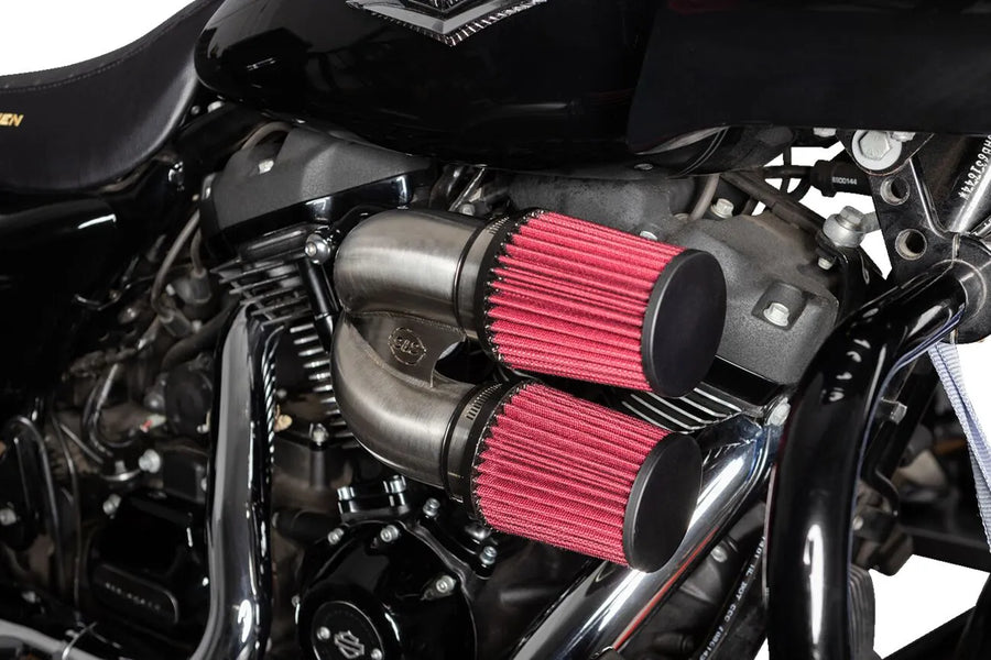 Harley-Davidson FLHTCUTG 1868 Tri Glide Ultra 114 [2025] - Tuned Induction Luftfilterkit – Oberfläche: Silber – Bild 5