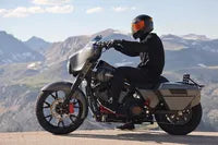 Harley-Davidson XL 1200 T Sportster Superlow [2018-2019, 2018-2020] - Cubiq™ jarrulevy - pinta: musta, kromi - kuva 11