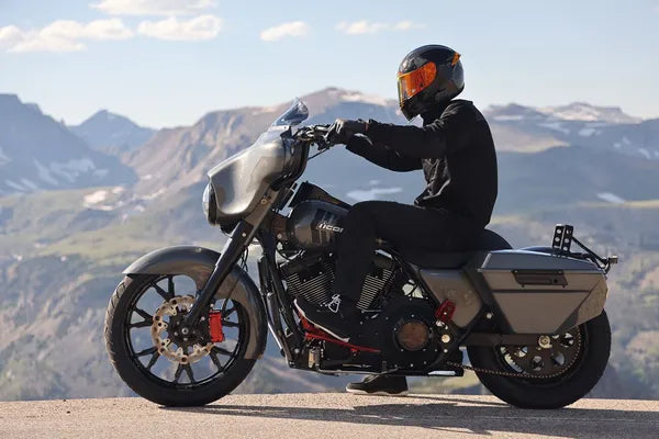 Harley-Davidson XL 1200 T Sportster Superlow [2018-2019, 2018-2020] - Cubiq™ jarrulevy - pinta: musta, kromi - kuva 7