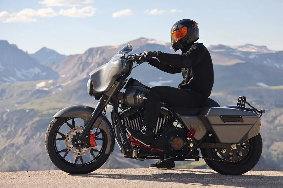 Harley-Davidson XL 1200 T Sportster Superlow [2018-2019, 2018-2020] - Cubiq™ jarrulevy - pinta: musta, kromi - kuva 3