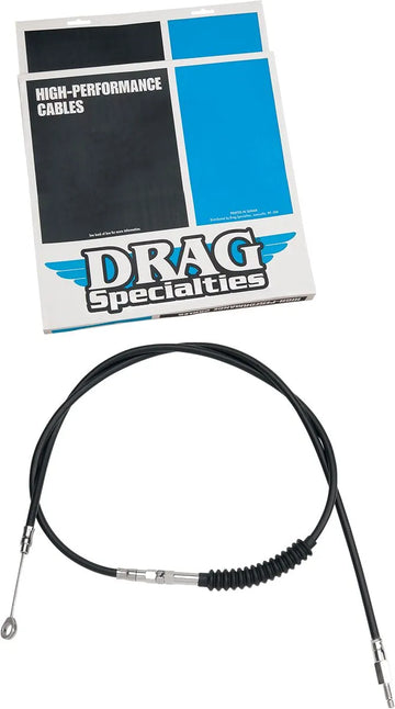 harley davidson fxwg [DRAG SPECIALTIES] – Hocheffizientes Kupplungsseil aus schwarzem Vinyl - 0