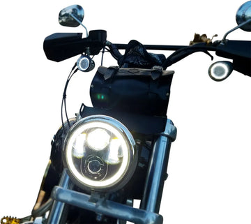 harley davidson sportster s rh 1250 s [MUKAUTETTU DYNAMIIKKA] – 5-3/4" LED halo ajovalo - 0