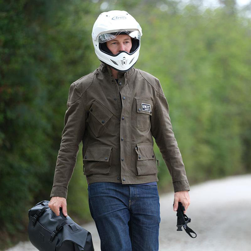 BMW R nineT 1200 Scrambler [2016-2023] - Grüne Zagora-Jacke