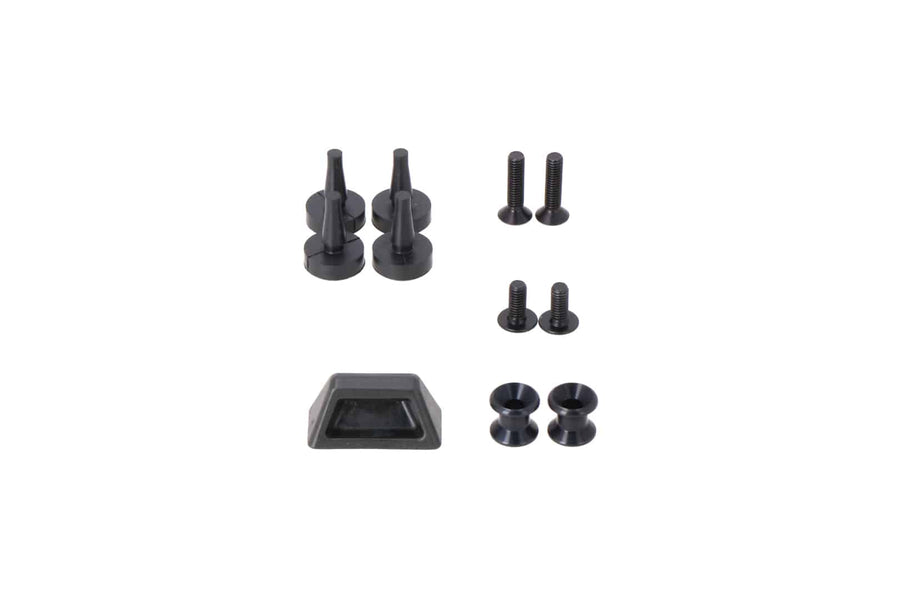 [SW-MOTECH] - Sovitinsarja DUSC-kiinnitykseen ADVENTURE-RACK-matkatavaratelineeseen, musta – kuva 1