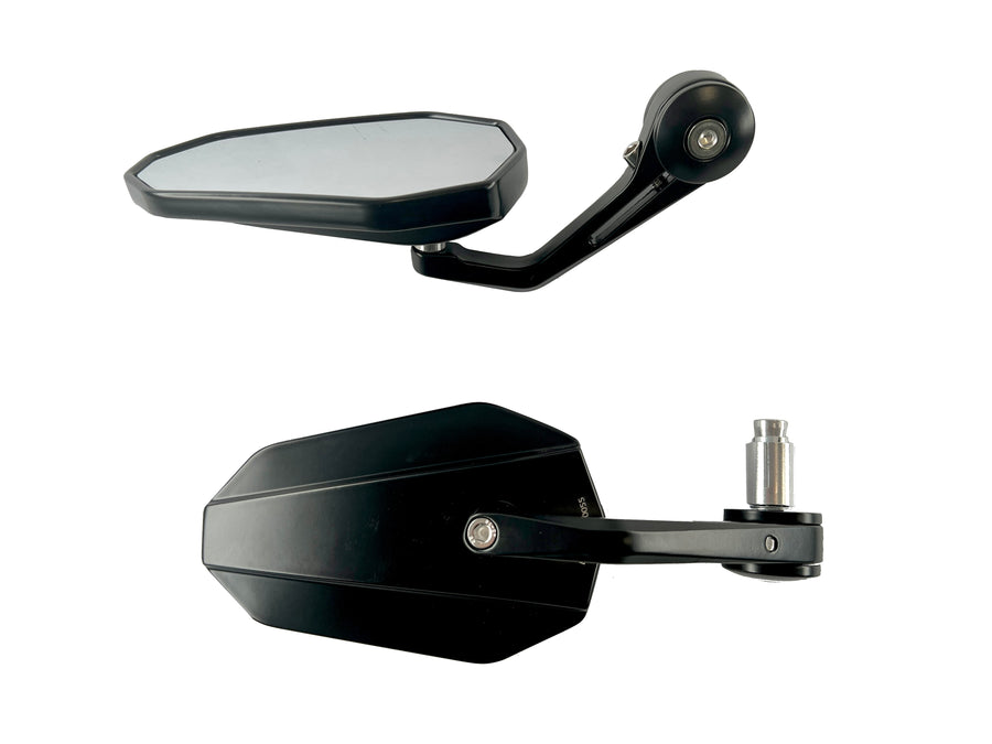 Handlebar end mirrors 2 pieces [E-mark] - Yamaha XT 125 250 350 500 600 660