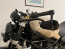 Handlebar end mirrors 2 pieces [E-mark] - Ducati Monster 600 620 750 900 1000 S4 S4R perspective view