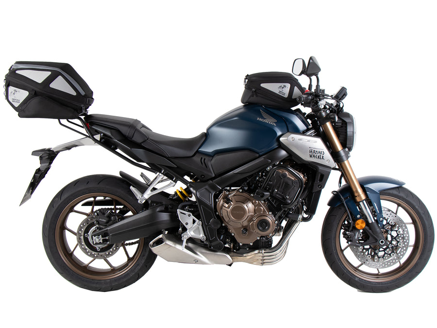 Hepco & Becker Smartrack takateline Honda CB 650 R:lle (2021-2023) - sisältyy koko sarjaan