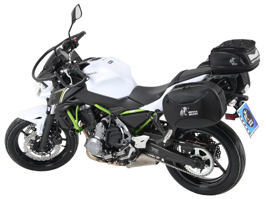 Hepco & Becker Smartrack takateline Kawasaki Z 650:lle (2017-2026) - sisältyy koko sarjaan