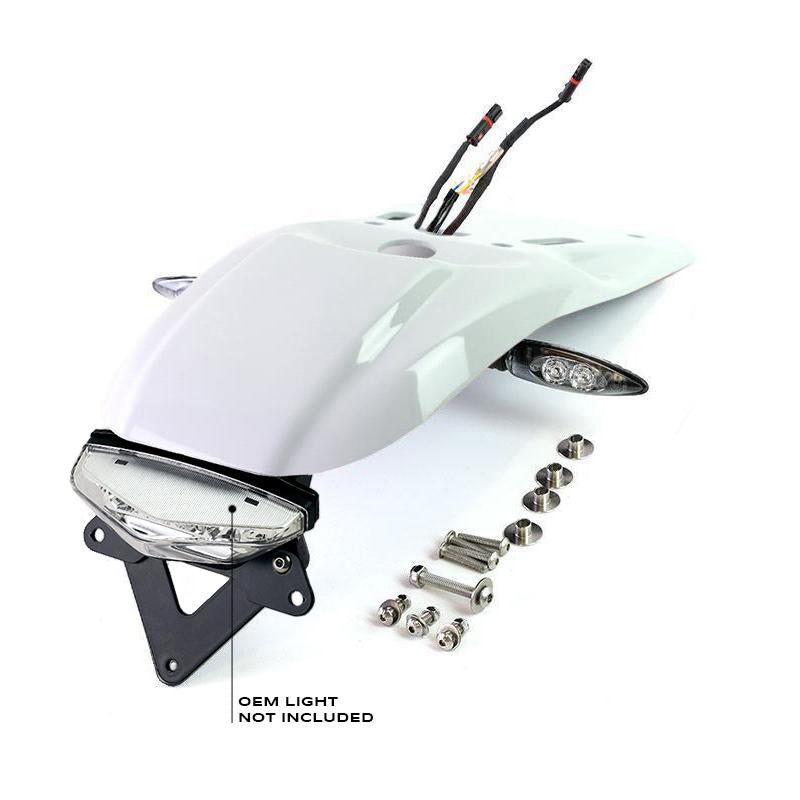 BMW R nineT 1200 Pure [2017-2023] - Heckfender mit Kennzeichenhalter-Kit für Originalscheinwerfer