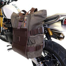 BMW R 1150 GS Adventure [2002-2006] - Aluminum bag holder with leather front, quick coupling and right frame