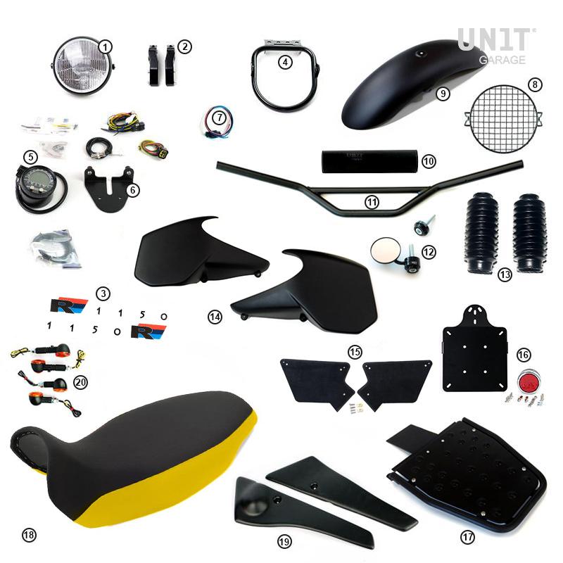 BMW R 1150 R [2000-2006] - Basic Kit mit Tankseitenverkleidungen