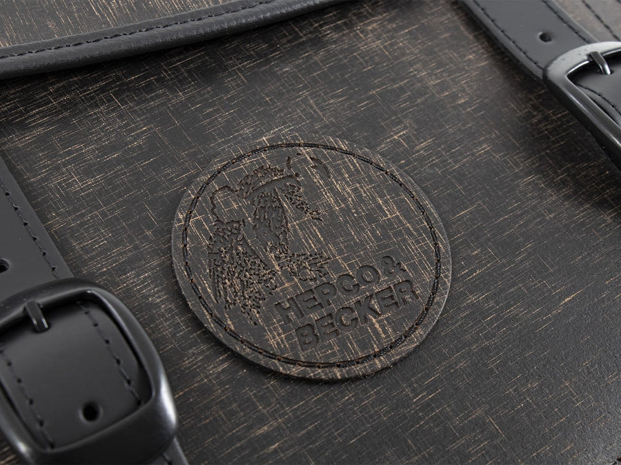 Motorradtasche [Hepco & Becker] - Rugged Seitentasche links braun C-Bow – C-Bow