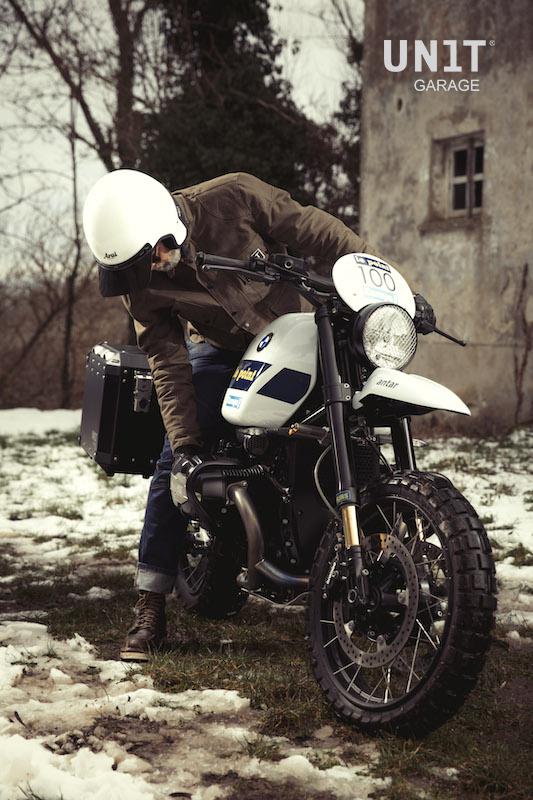 BMW R nineT 1200 Urban G/S (hoher Auspuff) [2017-2023] - Paris Dakar HA83 Panzer