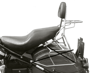 Kawasaki VN 1500 Drifter [1999-2003] - Sissybar mit Gepäckbrücke