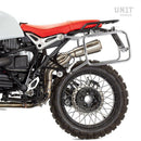 BMW R nineT 1200 Pure [2017-2023] - Paar Cult-Seitentaschen aus Canvas 40L - 50L + Paar Aluminiumplatten + Atlas Aluminium Taschenrahmen
