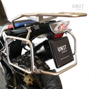 BMW R 1250 GS LC Rad [2019-2023] - Cult Spaltleder-Seitentaschenpaar 40–50L + Alu-Platten + Taschenrahmen